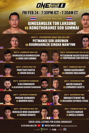 ONE Friday Fights 6: Gingsanglek vs. Kongthoranee