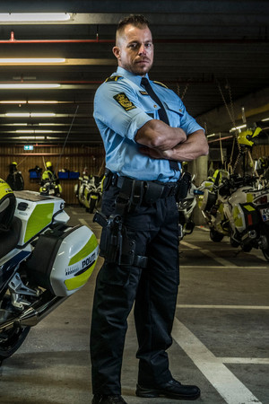 Fanget på politiets kamera