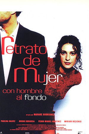 Retrato de mujer con hombre al fondo Retrato de mujer con hombre al fondo