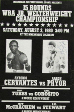 Antonio Cervantes vs. Aaron Pryor Antonio Cervantes vs. Aaron Pryor