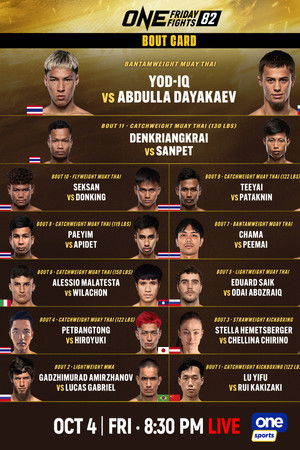 ONE Friday Fights 82: Yod-IQ vs. Dayakaev