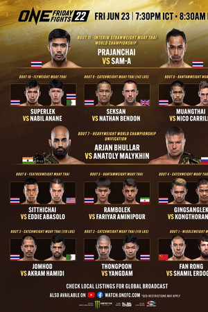 ONE Friday Fights 23: Paedsanlek vs. Kongklai