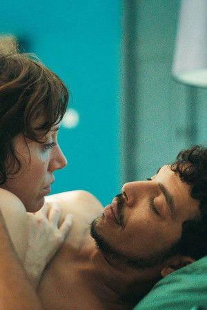 Behind the palm trees Behind the palm trees