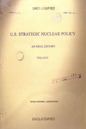 U.S. Strategic Nuclear Policy U.S. Strategic Nuclear Policy