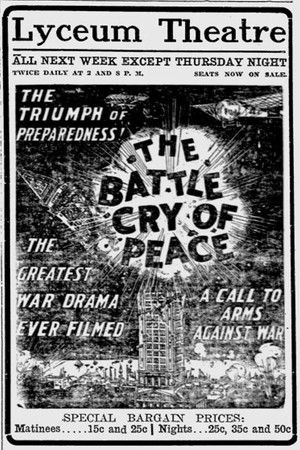 The Battle Cry of Peace The Battle Cry of Peace