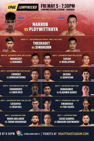 ONE Friday Fights 15: Nakrob vs. Ploywitthaya ONE Friday Fights 15: Nakrob vs. Ploywitthaya