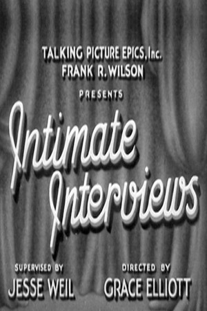 Intimate Interviews: Walter Huston Intimate Interviews: Walter Huston