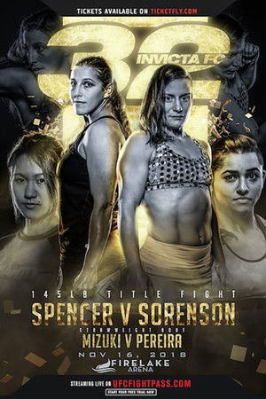 Invicta FC 32: Spencer vs. Sorenson Invicta FC 32: Spencer vs. Sorenson