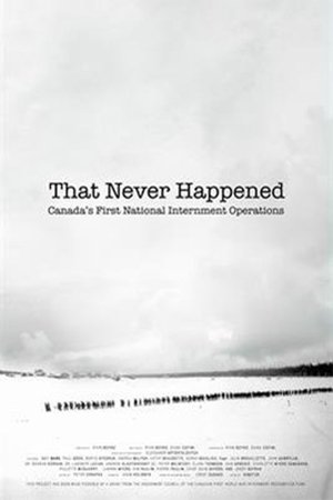 That Never Happened: Canada's First National Internment Operations That Never Happened: Canada's First National Internment Operations