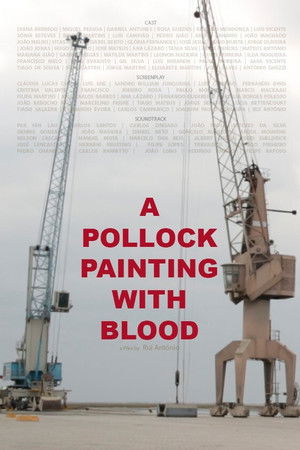 Um Quadro do Pollock com Sangue Um Quadro do Pollock com Sangue