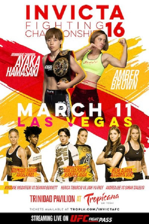 Invicta FC 16: Hamasaki vs. Brown Invicta FC 16: Hamasaki vs. Brown