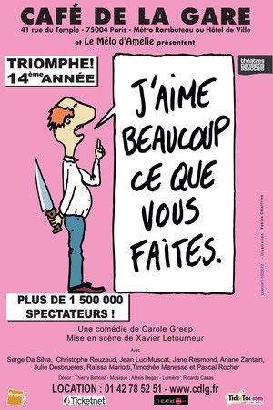 J'aime beaucoup ce que vous faites J'aime beaucoup ce que vous faites