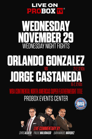 Orlando Gonzalez vs. Jorge Castaneda Orlando Gonzalez vs. Jorge Castaneda