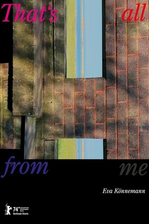 That’s All From Me