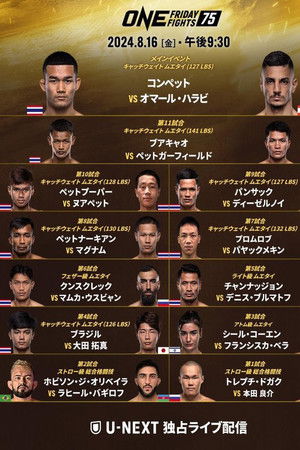 ONE Friday Fights 75: Kongsuk vs. El Halabi ONE Friday Fights 75: Kongsuk vs. El Halabi