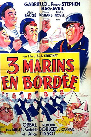 Trois marins en bordée Trois marins en bordée