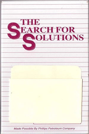 The Search for Solutions The Search for Solutions