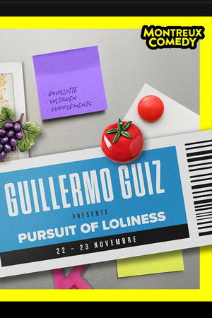 Montreux Comedy Festival 2024 : Guillermo Guiz présente Pursuit of Loliness