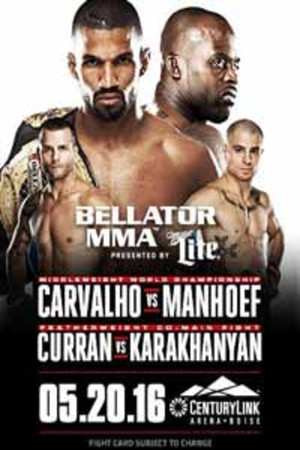 Bellator 155: Carvalho vs. Manhoef Bellator 155: Carvalho vs. Manhoef
