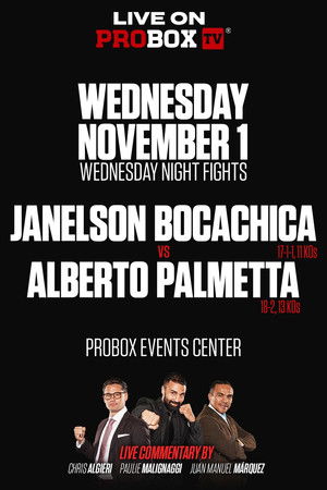 Janelson Bocachica vs. Alberto Palmetta Janelson Bocachica vs. Alberto Palmetta