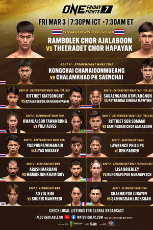 ONE Friday Fights 7: Rambolek vs. Theeradet ONE Friday Fights 7: Rambolek vs. Theeradet