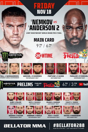 Bellator 288: Nemkov vs. Anderson 2 Bellator 288: Nemkov vs. Anderson 2