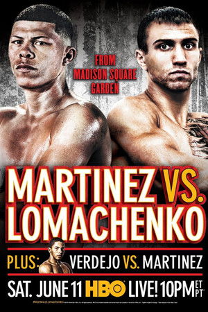 Roman Martinez vs. Vasyl Lomachenko Roman Martinez vs. Vasyl Lomachenko