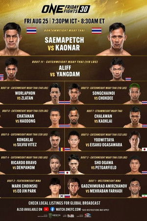 ONE Friday Fights 60: Suriyanlek vs. Rittidet ONE Friday Fights 60: Suriyanlek vs. Rittidet