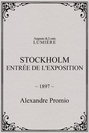 Stockholm, entrée de l'exposition Stockholm, entrée de l'exposition