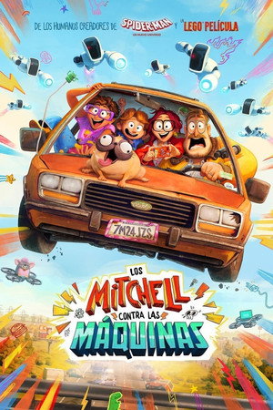 Póster Los Mitchell contra las Máquinas 2021 Netflix