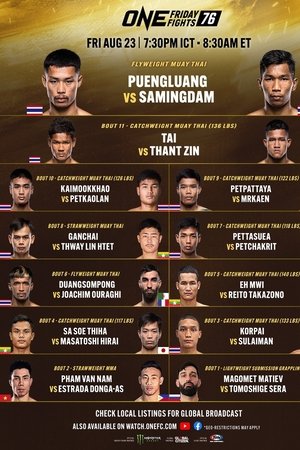 ONE Friday Fights 76: Puengluang vs. Samingdam