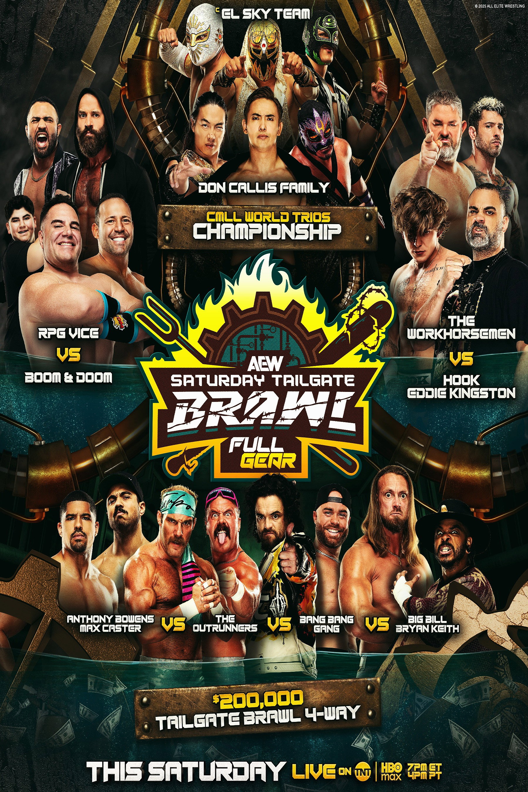 AEW Full Gear 2025: Saturday Tailgate Brawl