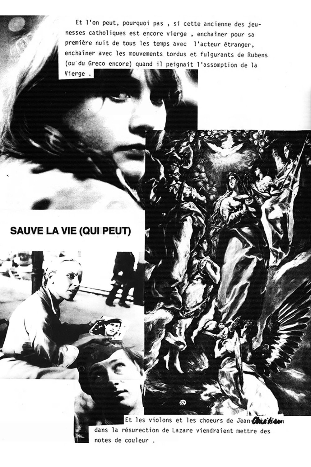 Sauve la vie (qui peut)