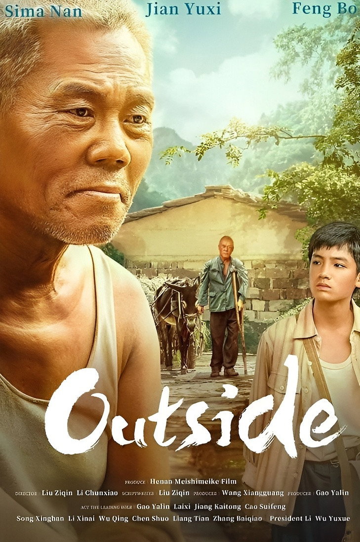 Outside