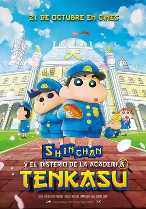 Poster de la pelicula Shin Chan y el misterio de la Academia Tenkasu
