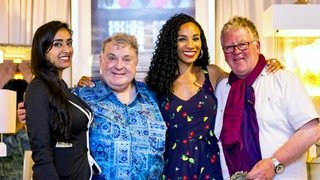 Michelle Ackerley and Russell Grant