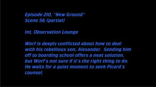 Deleted Scenes: S05E10 – New Ground