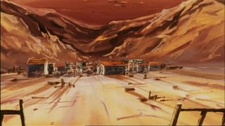 Scream, red desert