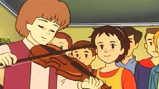 The violinist's performance