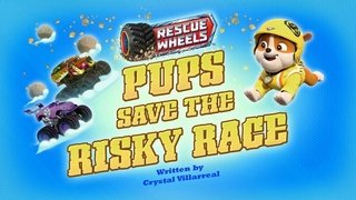 Rescue Wheels: Pups Save the Risky Race
