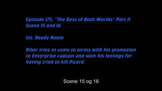 Deleted Scenes: S04E01 – The Best of Both Worlds, Part II