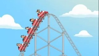 Barry Gibb Rides a Roller Coaster