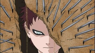 Akamaru Trembles: Gaara's Cruel Strength!