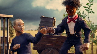 Alabama Jackson and Frederick Douglass