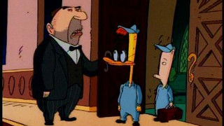 Duckman and Cornfed in 'Haunted Society Plumbers'