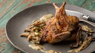 Pan Roasted Quail