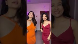 RIYA GOGOI WEARING RED SARI FOR OMEGLE