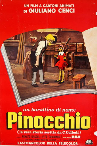 Okładka filmu Un burattino di nome Pinocchio