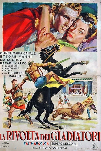 Okładka filmu La rivolta dei gladiatori