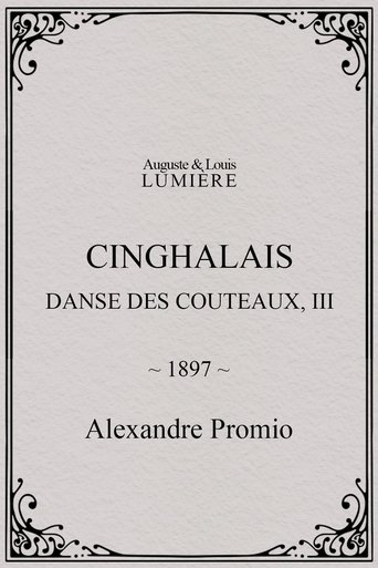 Cinghalais : danse des couteaux, III